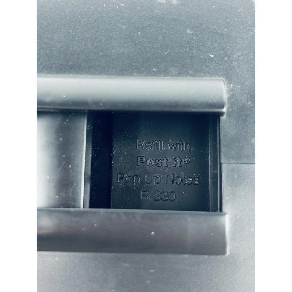 Vintage POST-IT Note Refill Dispenser - Black Sand‎ Filled -  R-330